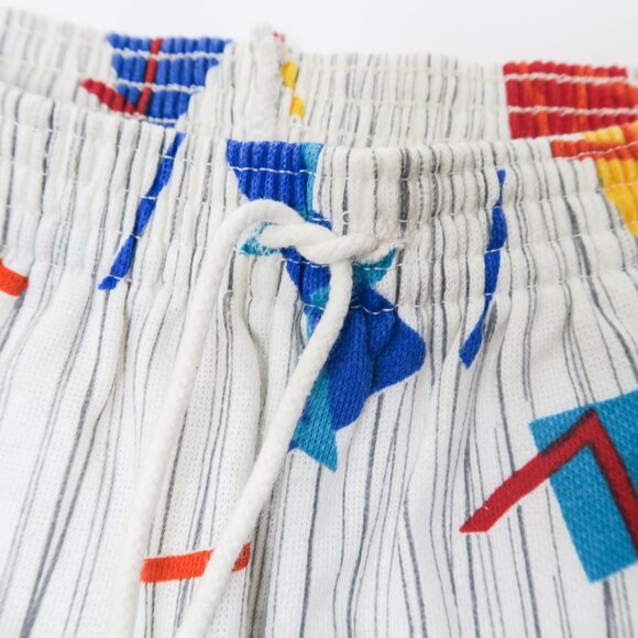 Vintage 90s Action Geometric Pattern Shorts - Picture 8 of 11